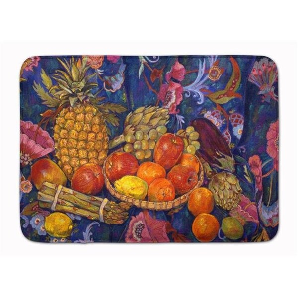 Carolines Treasures Carolines Treasures DND0018RUG Fruit & Vegetables by Neil Drury Machine Washable Memory Foam Mat DND0018RUG - main
